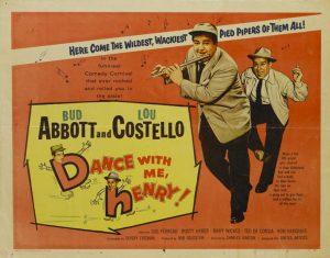 Dance with Me Henry United Artists 1956 Half Sheet poster
