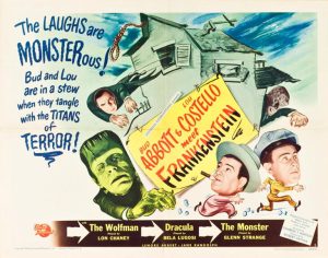 abbott and costello meet frankenstein half sheet poster